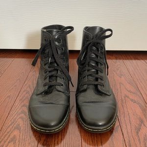 Doc Martens Lace Up Black Boots